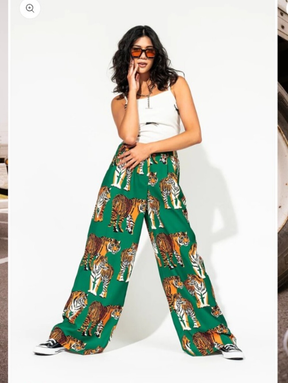 Never Taking These Off Trouser in Tiger Tales by Dressed in Lala size XL - Picture 4 of 6
